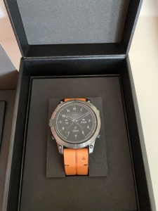 Ceas Garmin Epix Gen2 Sapphire - Black Titanium Cu Brăţară De Piele Chestnut - Img 11