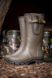 Cizme Cauciuc Fox Neoprene Lined Camo/Khaki Wellies - Img 4