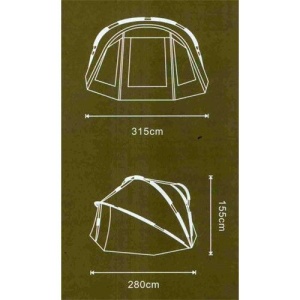 Cort Carp Pro Escol Bivvy 2 Persoane 315x280x155cm - Img 5