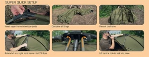 Cort Fox Frontier XD Bivvy 270 x 210 x 165cm - Img 2