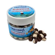 Cralusso Balanced Wafters Boilie – momeală echilibrată tip wafter, cu formă de porumb și aromă intensă, ideală pentru method feeder pe carpodromuri și ape sălbatice.