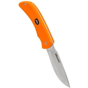 Cuțit vânătoare Blaser R8 Ultimate portocaliu cu lamă rotativă Sandvik 12C27 și teacă Kydex de înaltă vizibilitate