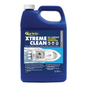 Star Brite Ultimate Xtreme Clean – Detergentul universal indispensabil pentru orice proprietar de ambarcațiune, oferind o curățare profesională fără riscul de a deteriora materialele sensibile.