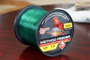 Fir Monofilament Benzar Method Feeder Teflon Dark Green 600m - Img 2