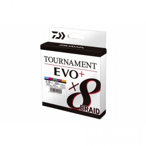 Fir Textil Daiwa Tournament 8 Braid Evo+ Multicolor 300m - Img 2