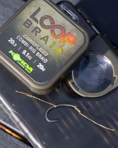 Fir Textil Korda Loop Camouflaged Combi Rig Braid 20m 9.1lbs - Img 4