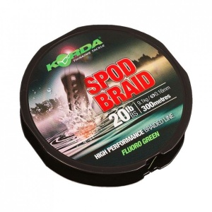 Fir textil Korda Spod Braid verde 0.16mm 9.1kg 300m