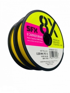 Fir Textil Sufix SFX 8X Carrier Braid Hot Yellow 135m