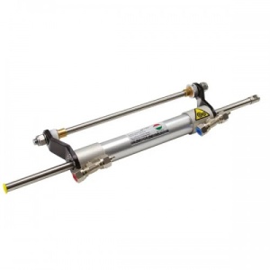 Kit complet de guvernare hidraulică Hydrodrive MF75MRA pentru motoare outboard de până la 80 CP – Sistem marin premium cu valvă No-Feedback, cilindru MC 75W, furtunuri de 4.5m și 3 ani garanție.