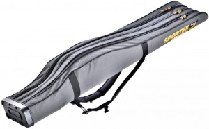 Husa Rigida Lansete Sportex Super Safe III Grey 3 Compartimente 125cm