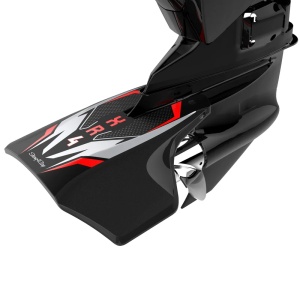 : Hydrofoil StingRay XR4 pentru motoare de 40 - 300 CP – Stabilizator nautic de înaltă performanță fabricat în SUA, nivel maxim de ridicare (Nivel 3), finisaj next-gen și montaj rapid în 2 șuruburi.