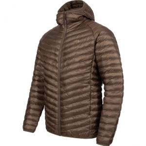 Jacheta de vanatoare Blaser Challenger Airflake Dark Brown, ultrausoara si compactabila, cu izolatie sintetica performanta.