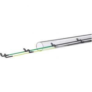 Lansetă Daiwa Ninja X Feeder cu blank carbon HMC+, inele Titanium Oxide și mâner din plută premium, ideală pentru pescuit feeder la orice distanță.