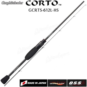 Lanseta Graphiteleader CORTO 21GCORS-612L-HS 1.86m 0.5-3g 2buc