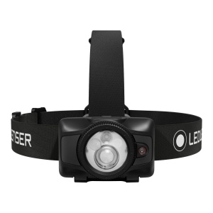 Lanternă frontală Ledlenser HF7R Black 1200 lumeni cu senzori Adaptive Light Beam, carcasă din aluminiu și protecție IP67.
