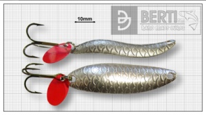 Linguriță Oscilantă Berti Taifun Solzi Nr.2 59mm 5g Silver