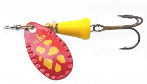 Lingurita Rotativa Ilba Spark Color Red/Yellow Nr2 5.5g - Img 2