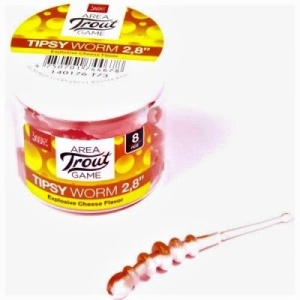 Lucky John Tipsy Worm 5.8cm 12buc T73 - Img 2