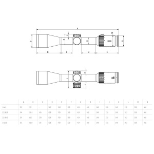 Lunetă Minox RS-4 2.5-10x50 – transmisie 90%, reticul #4 iluminat zi/noapte, performanță excelentă în amurg, corp compact și claritate superioară.