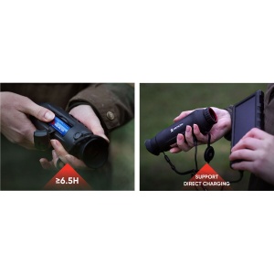 Monocular termic Hikmicro Lynx LH35 2.0, senzor 384×288, lentilă 35mm F1.0, detecție 1800m, NETD <20mK și display OLED 1024×768 – ideal pentru vânătoare la distanță.