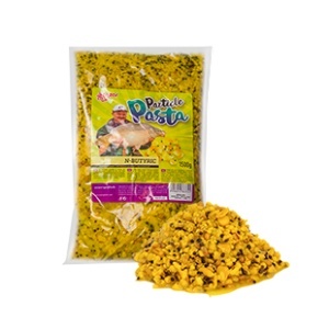 Pasta Semințe Semilichidă Benzar Particle Pasta 1.5kg – particle paste din semințe oleaginoase măcinate, cu dispersie rapidă a uleiurilor și atracție naturală pentru ciprinide mari. Ideală în combinație cu nade clasice.