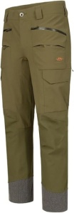 Pantaloni vânătoare Blaser Striker Waterproof Dark Olive, impermeabili și rezistenți la vânt, cu Cordura®, fermoare YKK Aquaguard și ventilație laterală pentru confort maxim