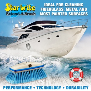 Star Brite Deluxe Block Brush Medium – Versatilitate și putere de curățare într-un design profesional, protejând barca ta împotriva zgârieturilor la fiecare spălare