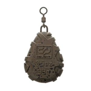 Plumb Carp Pro Delight Flat Pear Swivel Lead