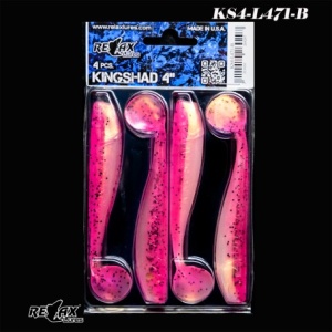 Relax King Shad 10cm Laminat, Culoare L471, Naluci Soft Jigging, 4buc/plic