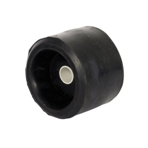 Rolă Laterală Peridoc 70x90mm – Detaliu material cauciuc negru rezistent cu orificiu de ax 17mm pentru susținerea sigură a ambarcațiunii pe peridoc