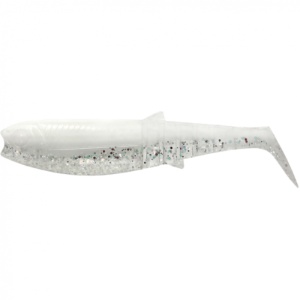 Savage Gear Cannibal Shad 6.8cm 3g 5buc/plic White Flash