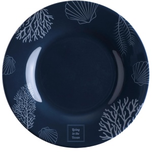 Set 6 Farfurii Antialunecare pentru Desert 19cm Living Marine Business, Melamină Incasabilă
