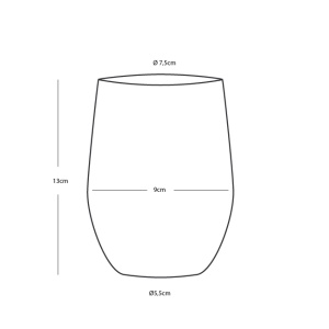 Set de 6 pahare antialunecare pentru suc de 330ml din colecția Living de la Marine Business, fabricate din Tritan/Ecozen incasabil cu inel antiderapant din cauciuc, ideale pentru ambarcațiuni și iahturi.