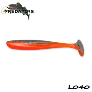 Shad 4Predators Slim Shad, 9cm, Orange-Dark-Sky