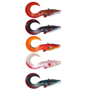 Shad DAM Effzett 200mm Catfish Curl Tail Albino - Img 4