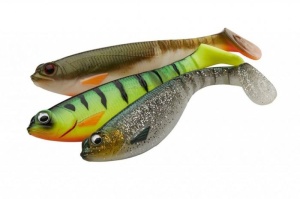Shad DAM Effzett Shadster 9cm Firetiger UV - Img 2