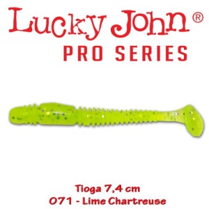Shad Lucky John Tioga 7.4cm 2.5g Lime Chartreuse