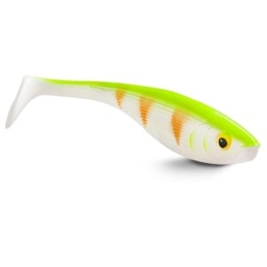 Rapala Soft Peto 16cm – shad mare cu coadă paddle puternică, vibrații intense și corp texturat 3D, ideal pentru răpitori mari. 36 g, 1 buc/blister