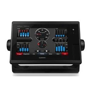 Garmin GPSMAP 7407xsv chartplotter sonar 7 inch cu CHIRP 1 kW, ClearVü și SideVü, conectivitate NMEA și Wi-Fi pentru integrare completă la bord.