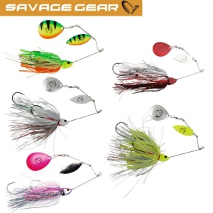 Spinnerbait Savage Gear Da Bush 21g Silver Holo Flame - Img 2