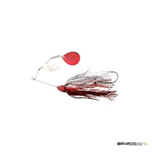 Spinnerbait Savage Gear Nr.4 42g Red Silver