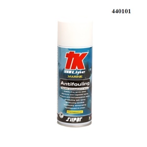 Tub spray vopsea antivegetativă TK Antifouling 400ml pentru protecție elice și transmisii de barcă - ALBA