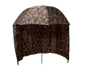 Umbrela Formax cu paravan camo brown 250cm
