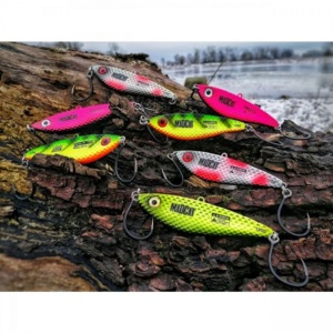 Vertical Jig Madcat Vibratix 12cm 110g Fluo Pink UV - Img 3