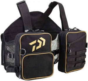 Vesta Fly Daiwa Wading Vest Black Gold