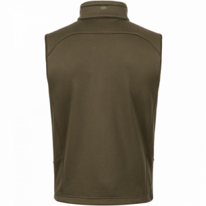 Vesta fleece Blaser Karlo maro, usoara si silentioasa, cu buzunare cu fermoar pentru utilizare la vanatoare si activitati outdoor.