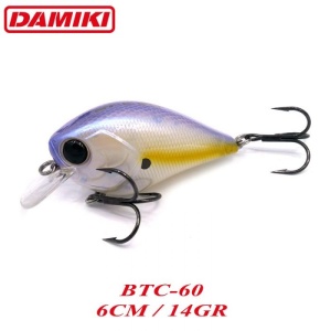 Vobler Damiki BTC-60 6cm 14g Floating Ghost Craw - Img 7