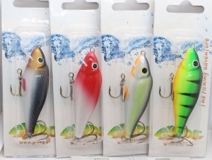 Vobler Gloog Ares 70SR 7cm 8g Floating RH (Red Head) - Img 5
