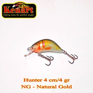 Vobler Kenart Hunter 4cm 4g F Natural Gold