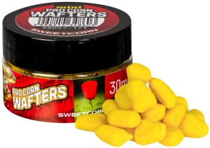 Wafters Benzar Pro Corn Mini 6mm, momeală critic echilibrată cu formă de porumb, ideală pentru pescuit de finețe și prezentări naturale la crap.